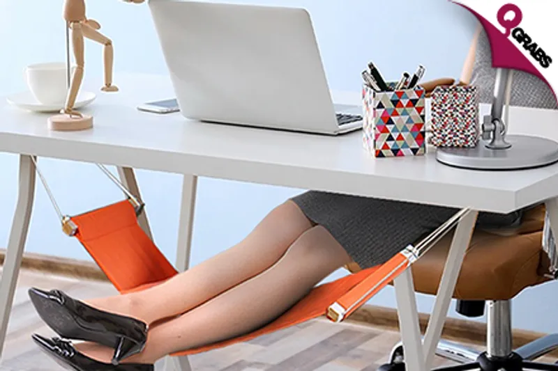 From QR59, Relax with Hammock Foot Rests for Under Your Desk! (Up to QR198 Value)